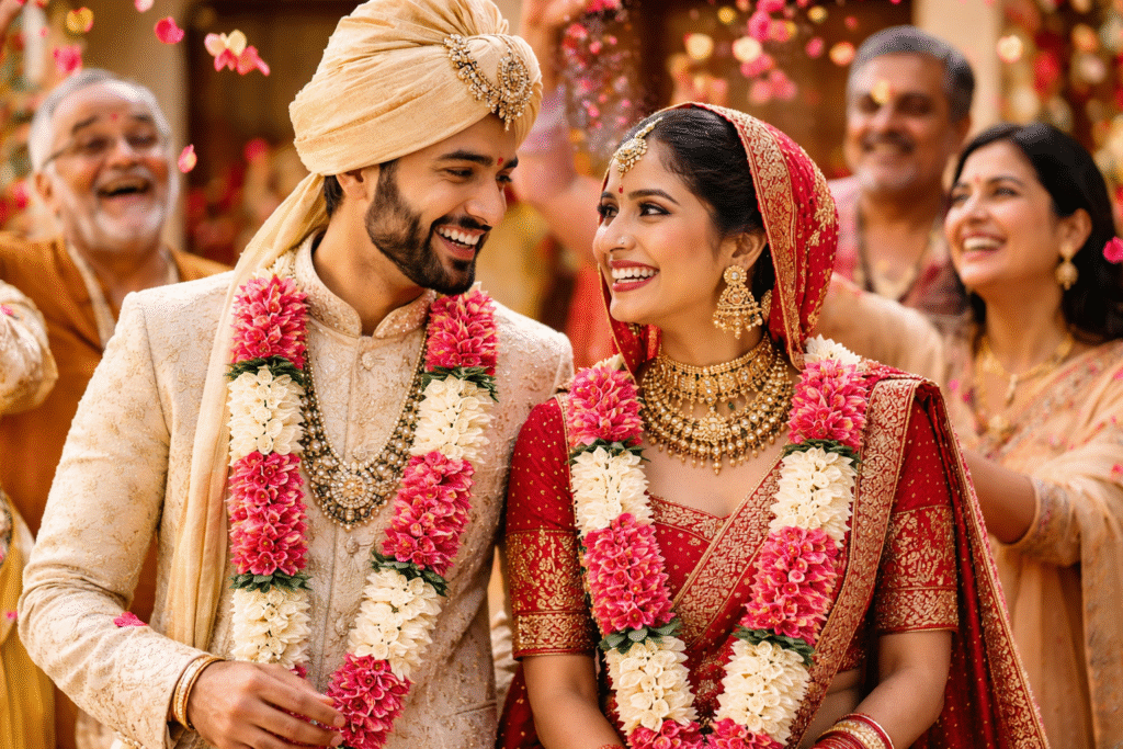 HOME PAGE joyful wedding celebration with family